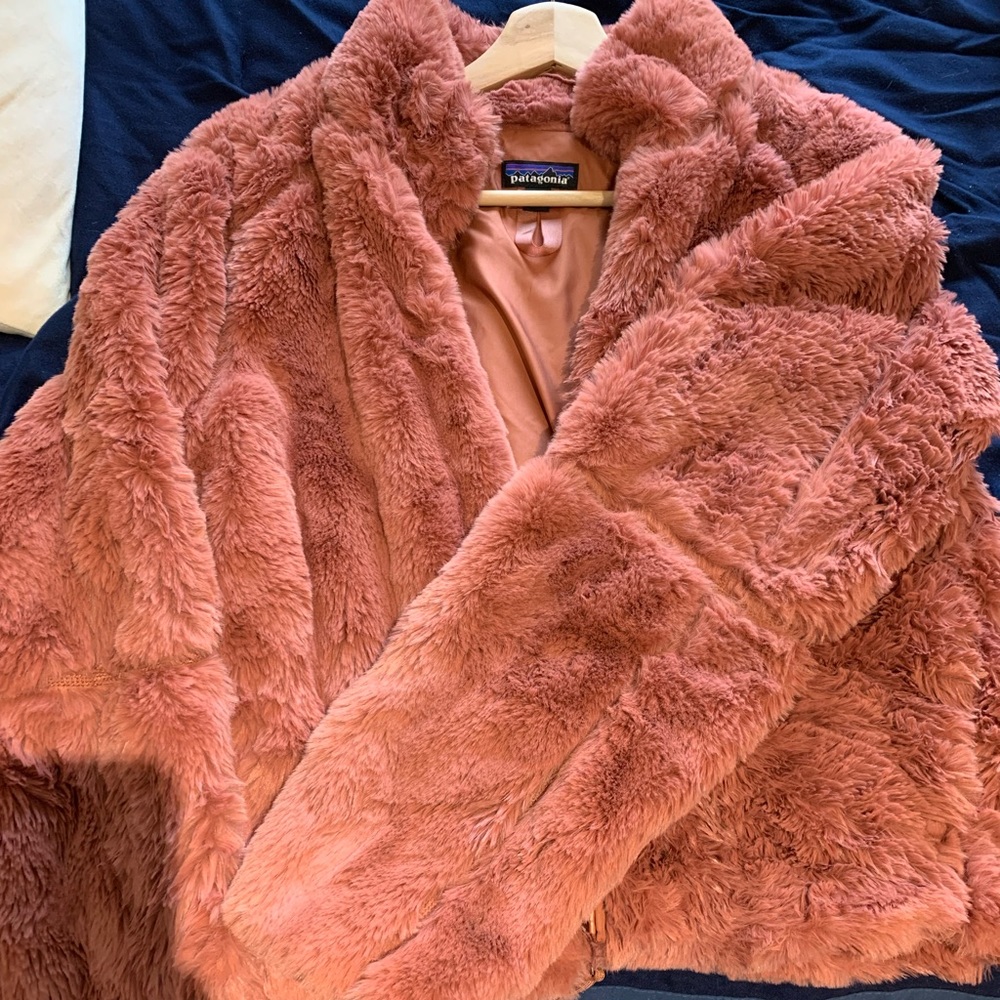 Patagonia Faux Fur Zip Up